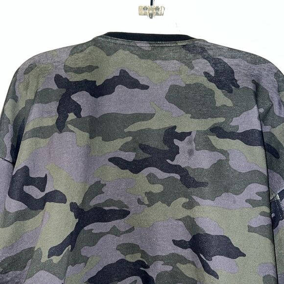 NIKE DRI FIT Get Fit Camo Crop Sweater-M - Picture 6 of 9
